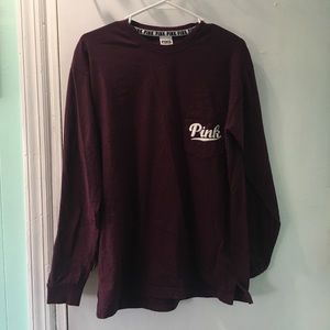 PINK Black Orchid Campus Crew